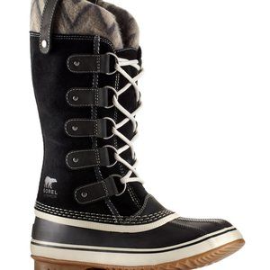 Sorel Women's Black Joan Of Arctic NL2142-010 Mid-Calf Winter Snow Boot Size 8